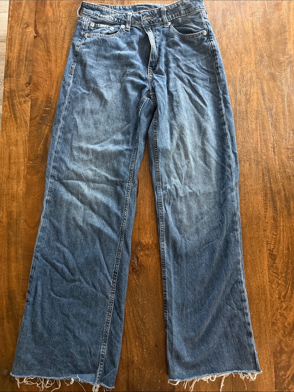 Aeropostale womens Blue Bootcut Denim Jeans